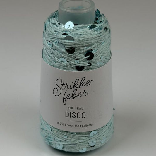 Strikkefeber Disco Light blue with light blue sequins (13)